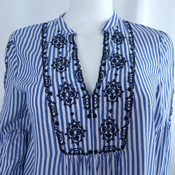 LOFT Boho Embroidered Top - Picture 3 of 8